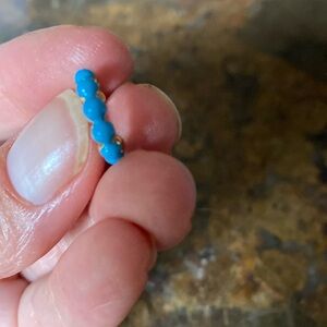 Turquoise ear cuff